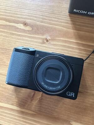 Ricoh GR IIIx f/2.8 Compact Digital Camera Black Single Focus Lens