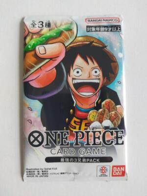 PACK Strongest Three Brothers One Piece Promo Card 2024 Bandai