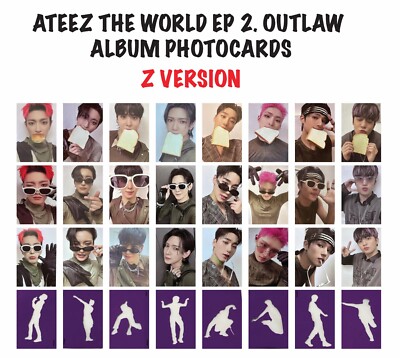 ATEEZ 9th Mini Album THE WORLD EP.2 OUTLAW Photocard Z VERSION