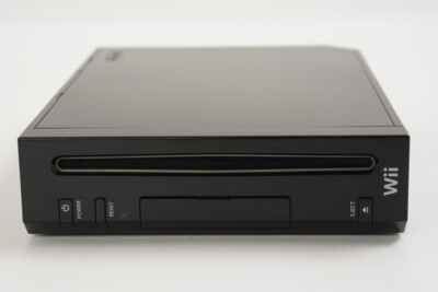 Nintendo Wii Console Black RVL001 Tested System JAPAN Game