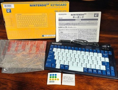 Nintendo 64 RND-001 Keyboard for 64DD Randnet Unused Only Open Box