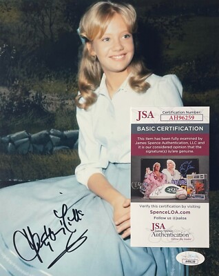 HAYLEY MILLS Autograph SIGNED 8x10 PHOTO THE PARENT TRAP JSA