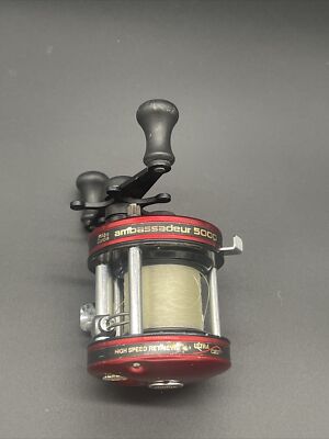 Abu Garcia Ambassadeur 5000 High Speed Retrieve Ultra Cast Red