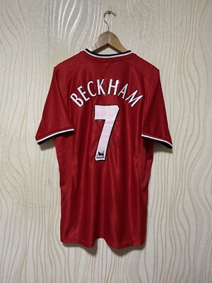 MANCHESTER UNITED 1998 1999 HOME SHIRT JERSEY UMBRO sz XXL MEN #7