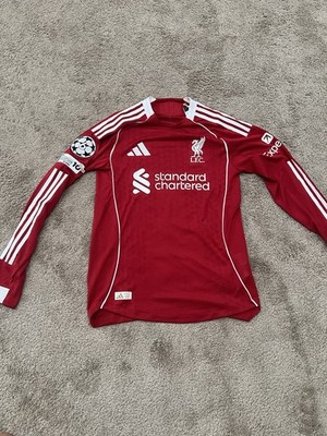 Liverpool Home Jersey 25/26 #11 Mo Salah Long Sleeve Authentic S