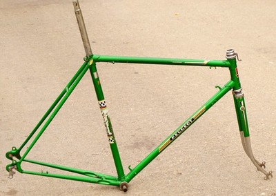 Peugeot UO8 Frameset Vintage Bike France 55cm Lugged Steel Frame
