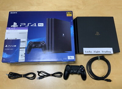 PS4 Jet Black Pro 1TB Console Box Sony PlayStation 4 [BOX] | eBay