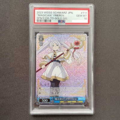 PSA 10 Weiss Schwarz Magician Frieren SFN/S108-T11SP SP Signed