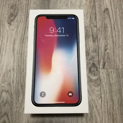 Apple iPhone X 10 256GB Space Gray - Empty Box Only | eBay