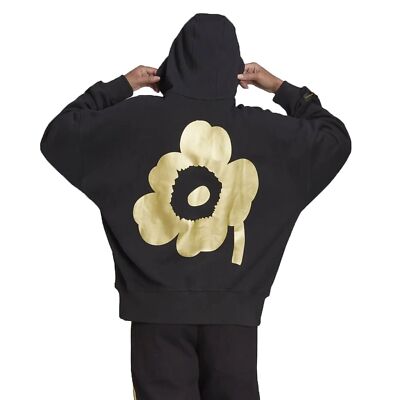 Adidas X Marimekko Boyfriend Hoodie Oversize Hooded Sweatshirt