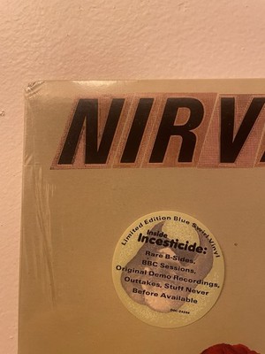 Sealed NIRVANA Incesticide, 1992 US First release, LTD Blue Swirl