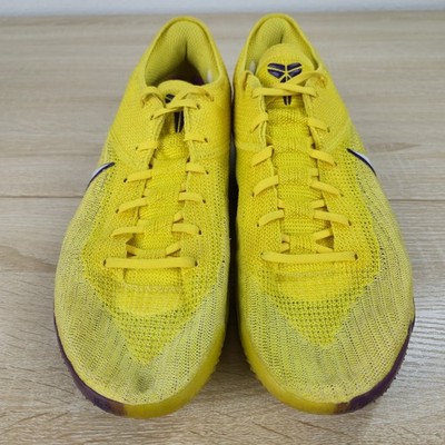 Men Size 13 Nike Kobe AD NXT 360 Yellow Strike Laker Basketball