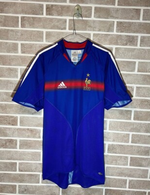 France National Team Zidane 10 2003/04 football Jersey shirt