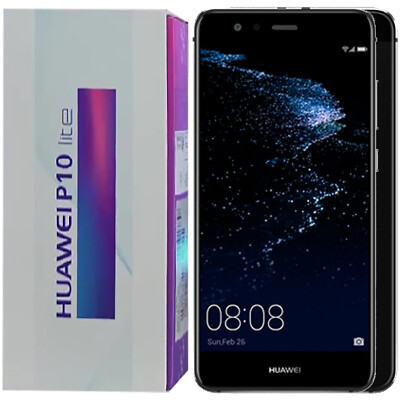 Huawei P10 Lite 4G/LTE Black 32GB + 4GB Dual-SIM Factory Unlocked