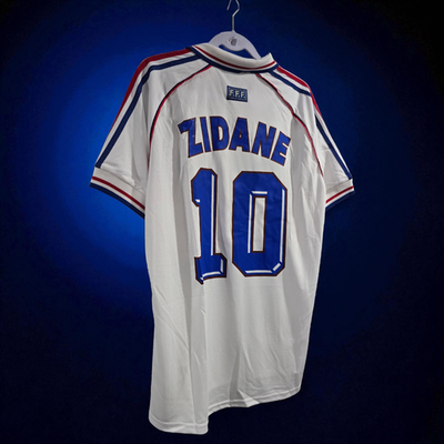 FRANCE Away World Cup 98'' - Football Soccer - ZIDANE 10 - XL (USA