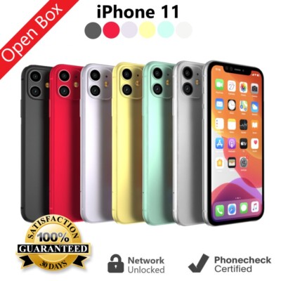 Apple iPhone 11 - 64GB | 128GB (Unlocked) A2111 (CDMA + GSM