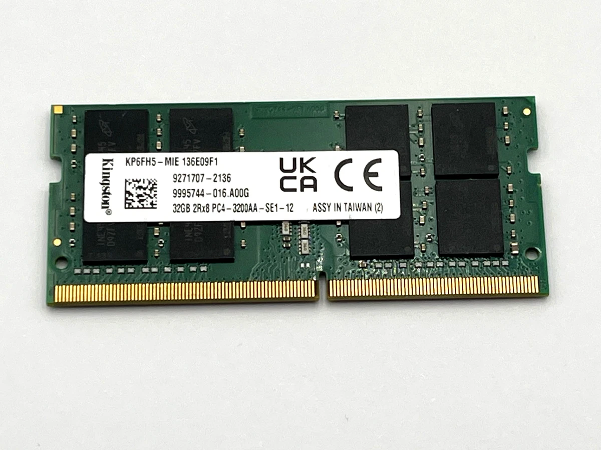 Kingston SO-DIMM Computer Memory (RAM) 32 GB Total Capacity for