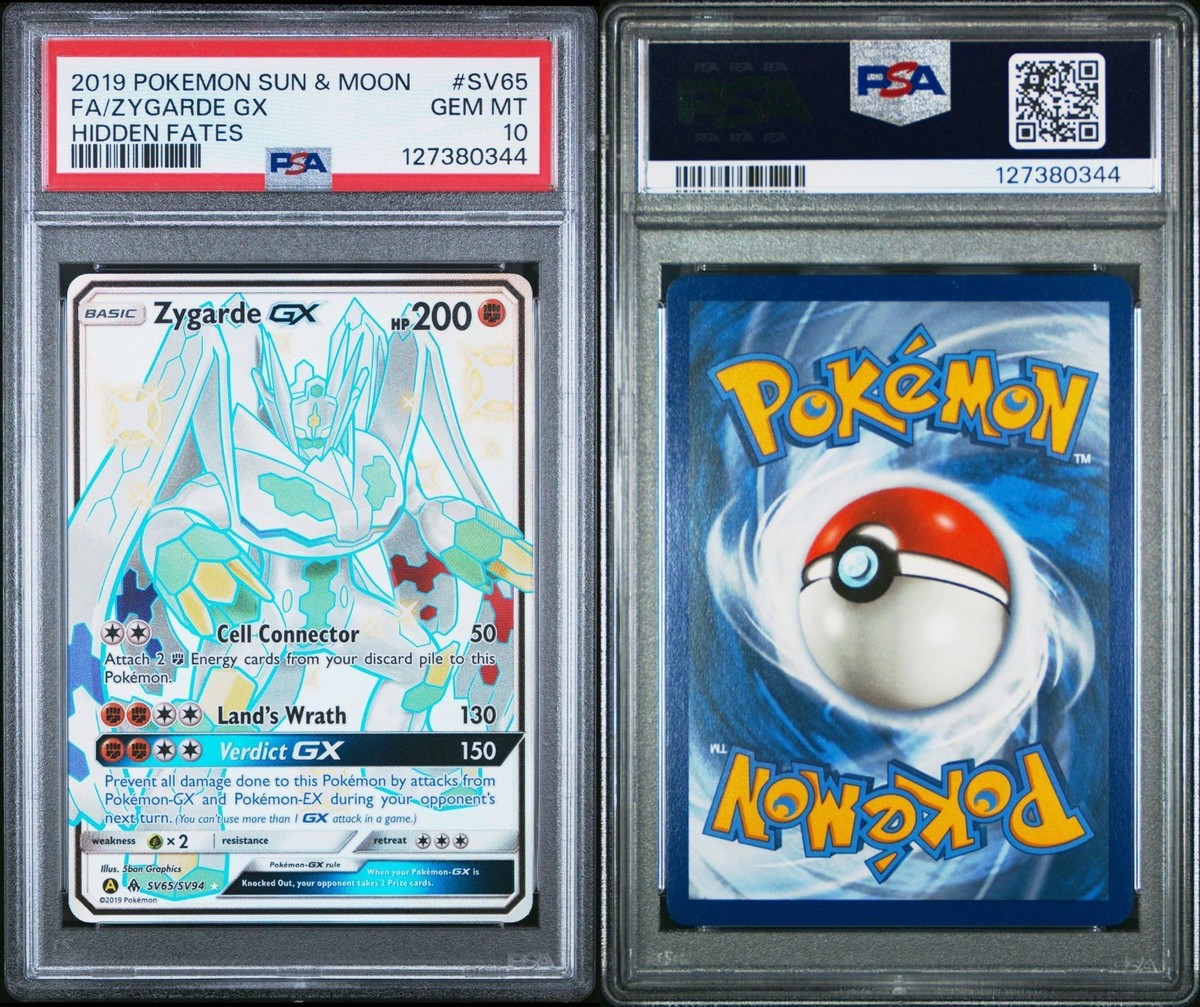 Zygarde GX - SV65/SV94 - Ultra Rare - Hidden Fates - Pokemon Card