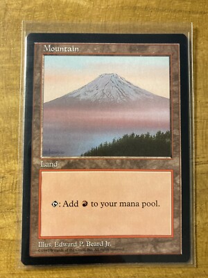 MTG✨APAC Land Promo MOUNTAIN Japan 🇯🇵 CLEAR ✨MINT Rare