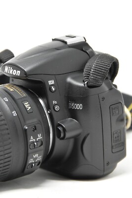 Nikon D5000 Digital SLR Camera with 18-55mm VR Lens Black (B16) | eBay