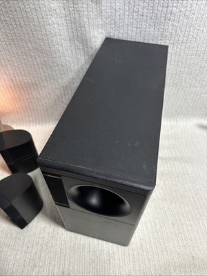 Bose Acoustimass 5 Series III Subwoofer 2x Double Cube Speakers
