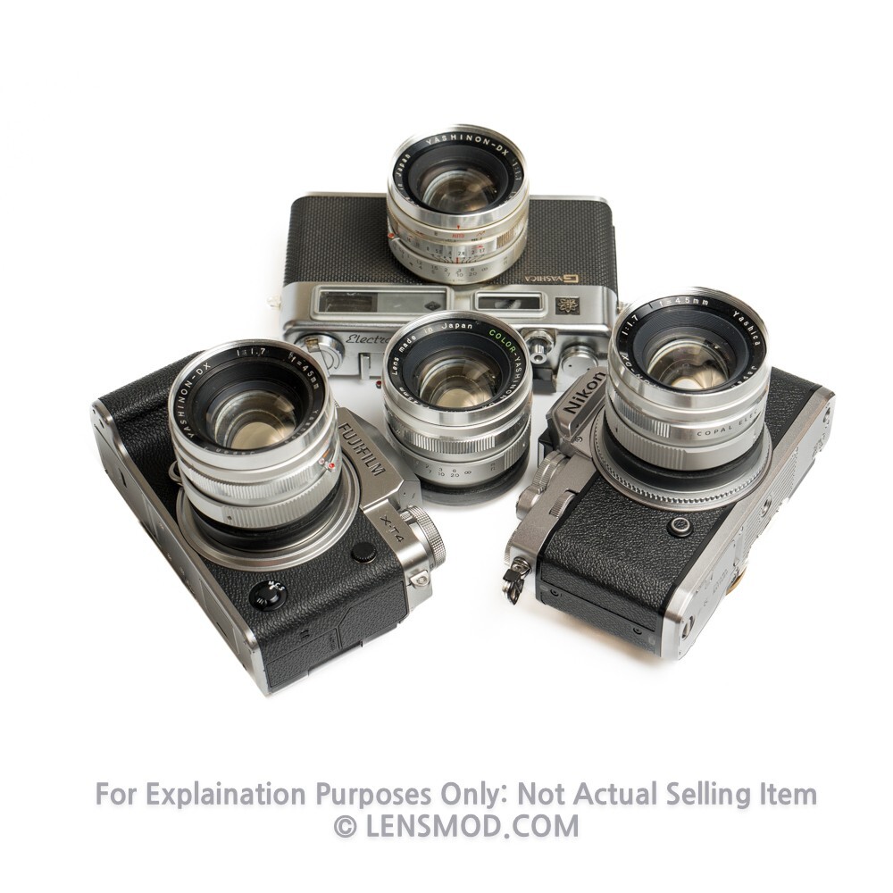 Yashica Electro 35 GS Yashinon 45mm F1.7 Classic Lens for Fujifilm