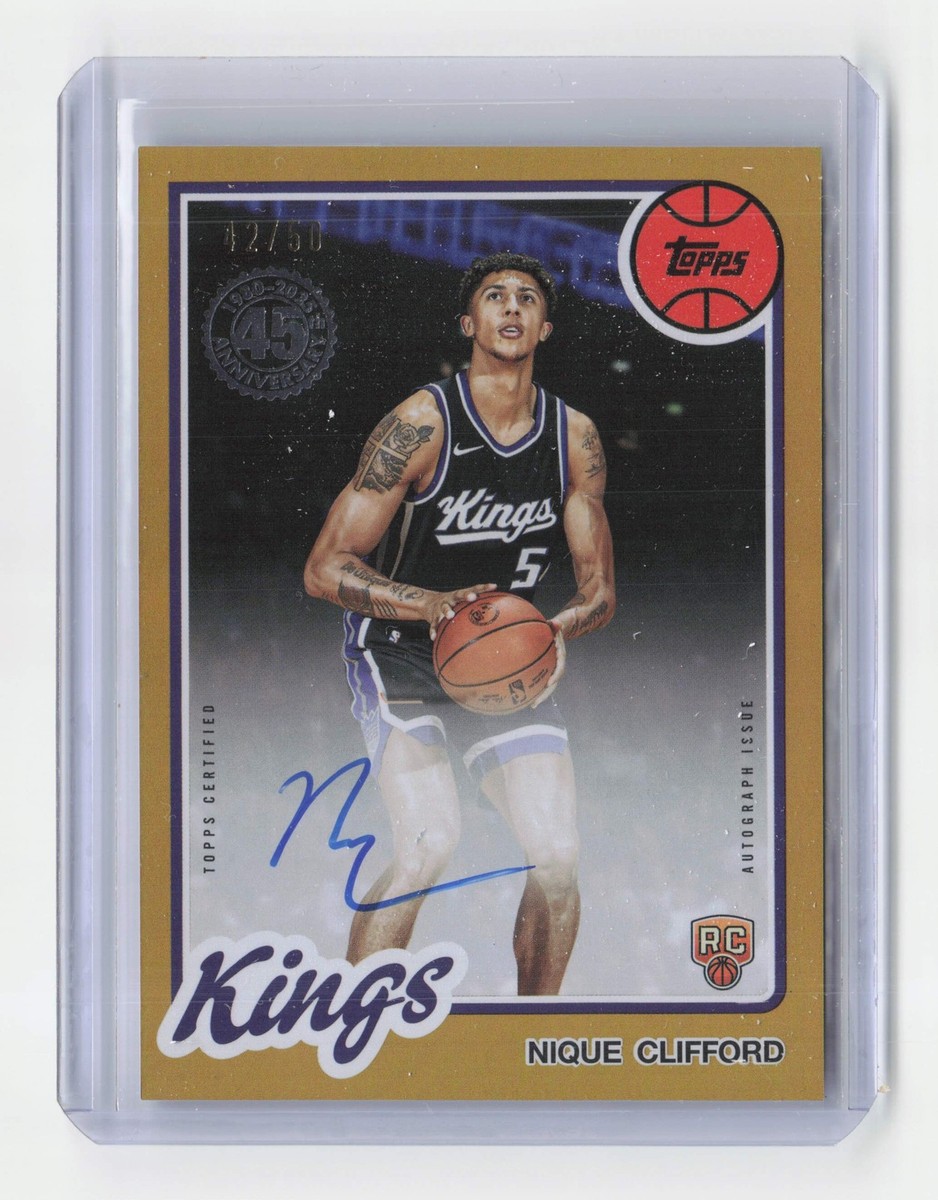 2025-26 Topps #80B2R-NC Nique Clifford 1980-81 Rookie Autographs