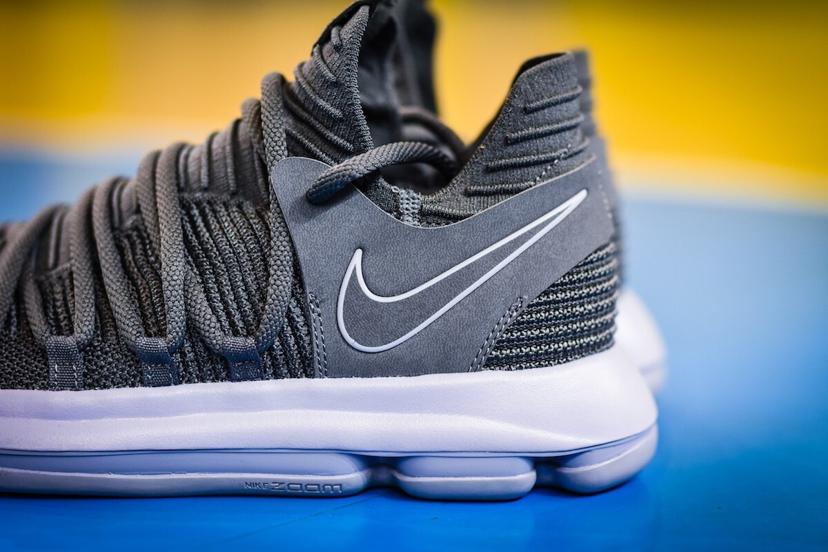 Nike Zoom KD 10 X Dark Grey Silver 897815-005 Durant Men's 10.5