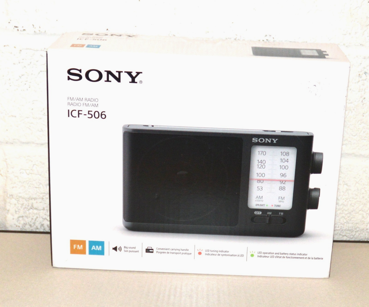 Sony ICF506 Analog Portable/Tabletop Radio for sale online | eBay