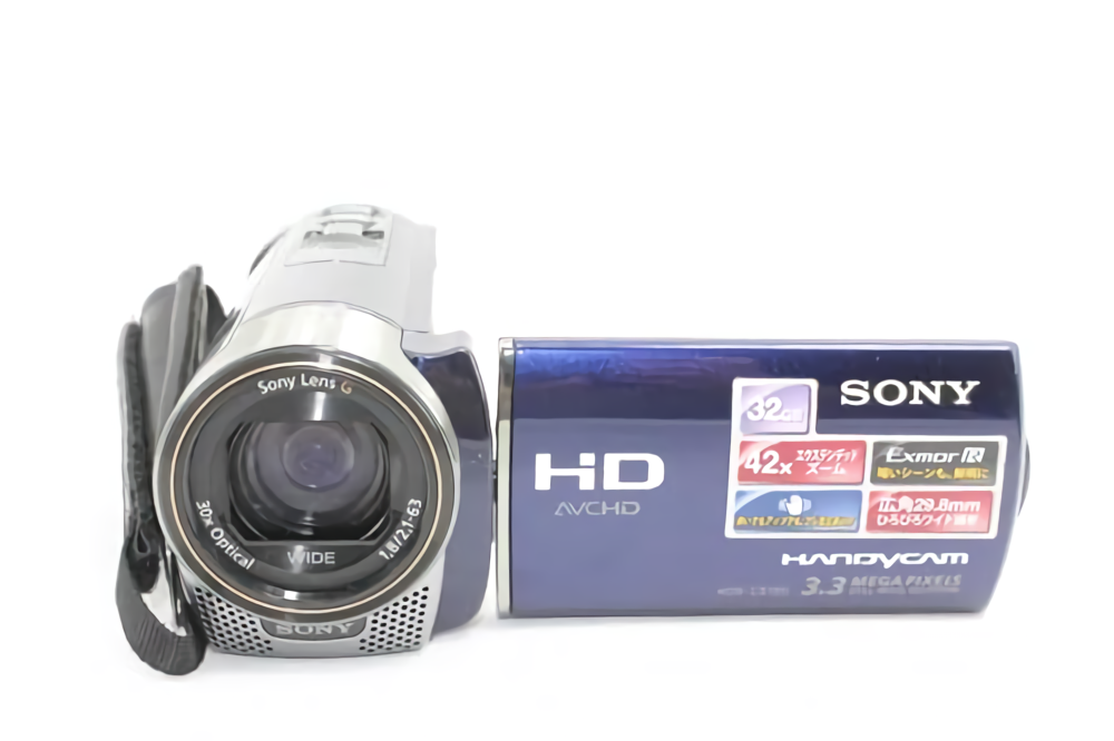 Sony HDR-CX180 Handycam HD Video Camera Camcorder Blue 30x Zoom