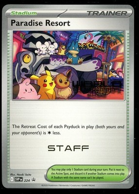Pokemon World Championship 2025 STAFF Paradise Resort SVP 224