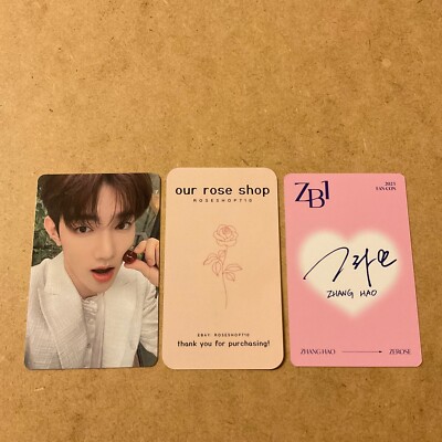 ZB1 Zerobaseone Zerose Seoul Fancon 2023 Trading Card Official MD