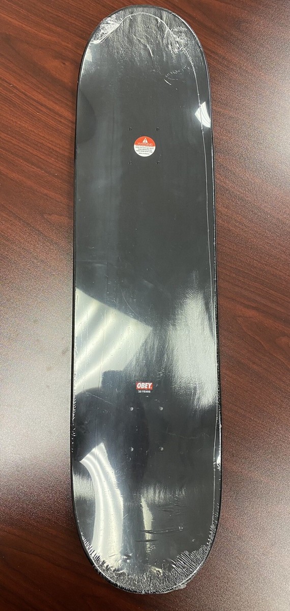 Brand new Obey Giant Shepard Fairey 3 FACE ANDRE Skate Deck 25