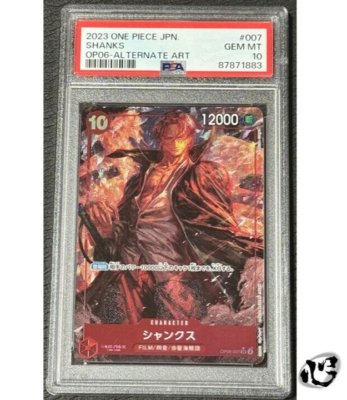 PSA 10 SHANKS OP06-007 2023 ALT ART Wings Of The Captain One Piece
