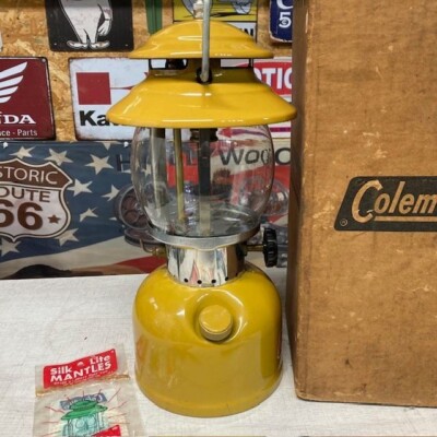 Coleman Lantern, 1972, 200A704 boxed, gold bond, boxed