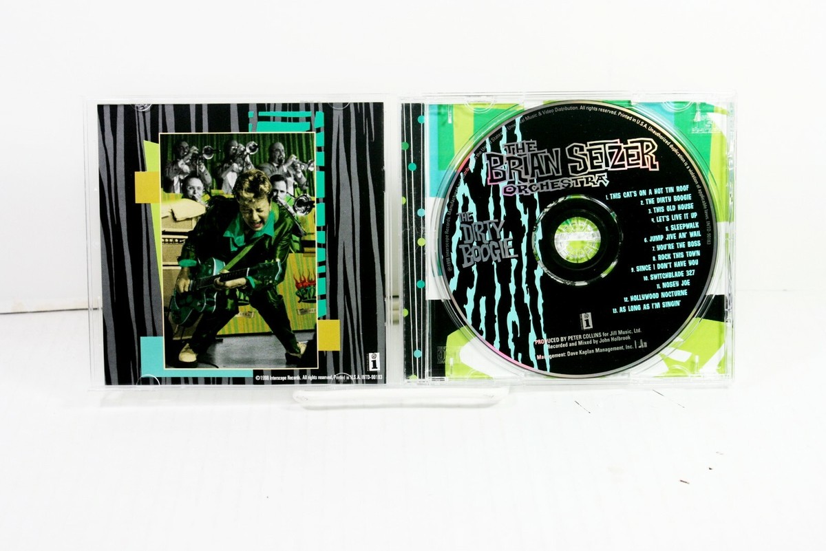 The Brian Setzer Orchestra The Dirty Boogie Music CD Interscope