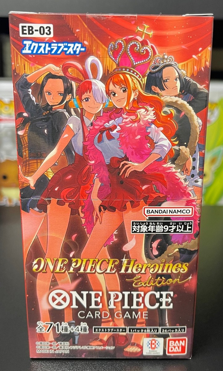 One Piece Card Game EB-03 Heroines Edition Booster Box Japanese