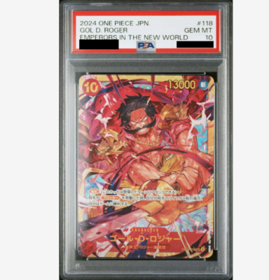 PSA 10 Gol D. Roger OP09-118 SEC Emperors in the New World ONE