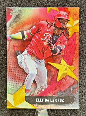 2025 Topps Elly De La Cruz - Stars Of MLB RED Foil (Color Match