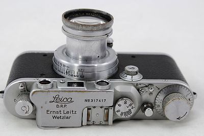 Leitz Leica III a DRP, vintage 35mm camera, lens Summar f=5cm 1:2