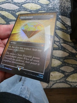 Chaos Emerald (7035) Yellow Foil - Lotus Petal - Sonic Secret Lair