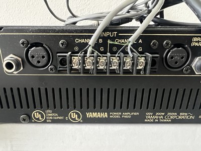 YAMAHA P1600 2 channel 160w per 400w max Power Amplifier with
