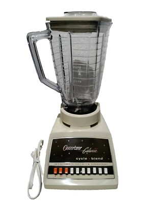 Vintage Oster Osterizer Galaxie Cycle Blend 10 Speed Blender