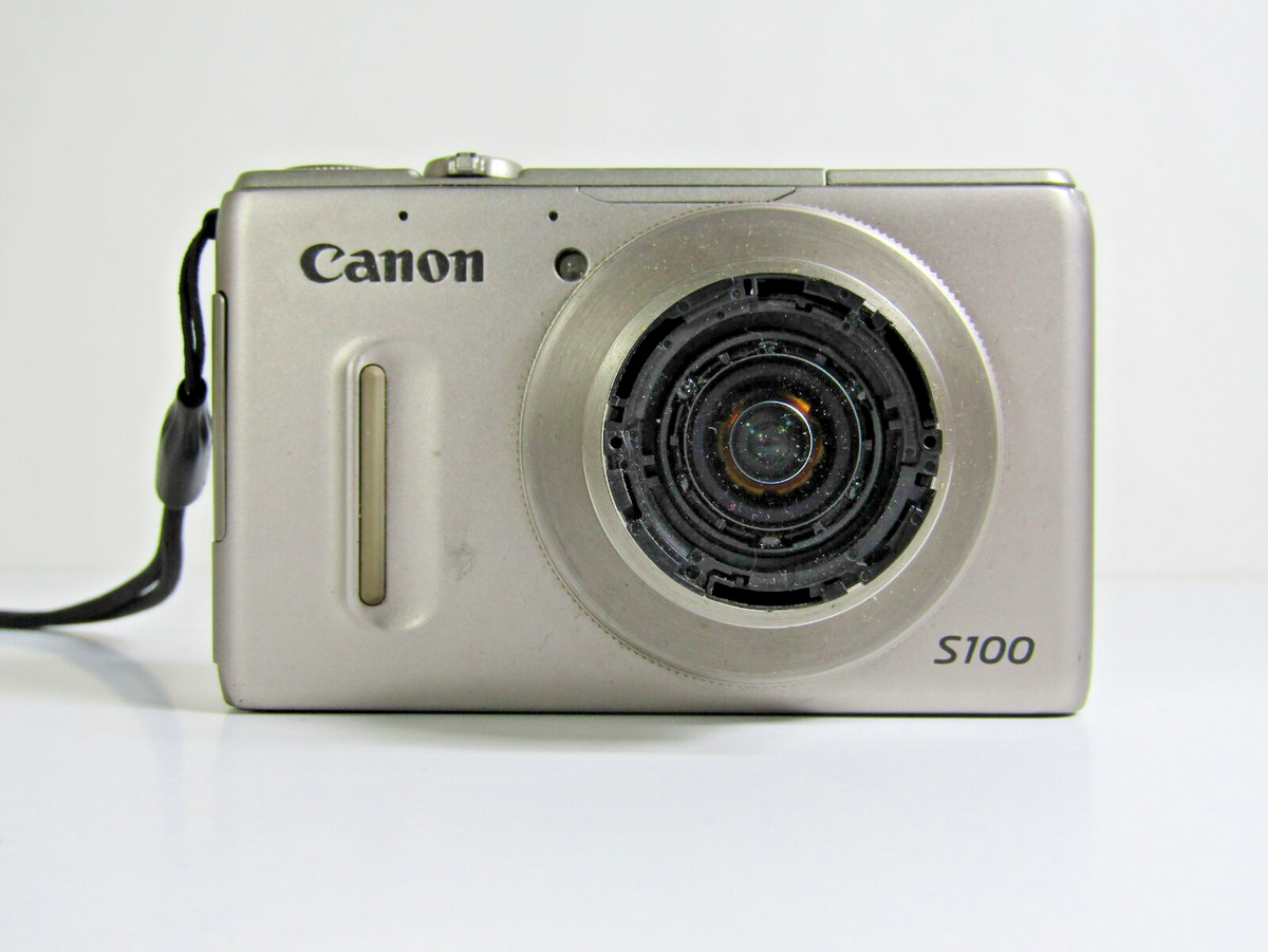 Canon PowerShot S100 12.1MP Digital Camera Silver For Parts | eBay