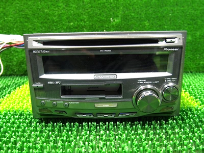 Junk Pioneer Carrozzeria FH-P040 Car Audio 2DIN CD CT Cassette FM