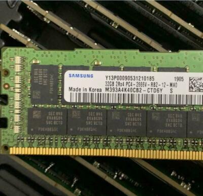 32GB SAMSUNG DDR4 2666 2Rx4 PC4-2666V-RB2-12-MA0 M393A4K40CB2