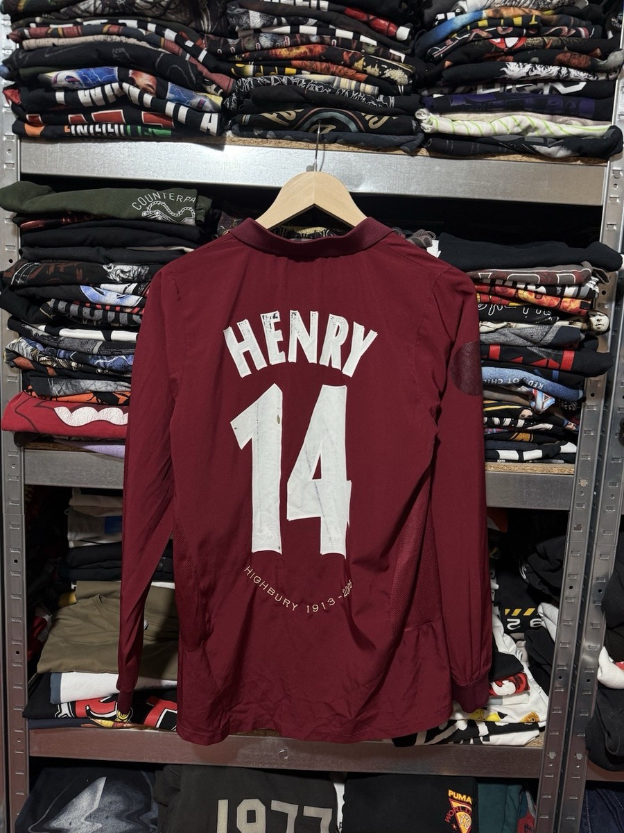 Nike Henry Arsenal Champions League 2005 2006 Long Sleeve Soccer