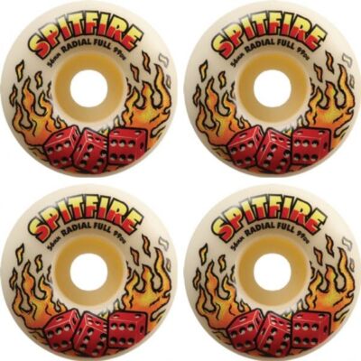 Spitfire Wheels Formula Four Radial Full Hot Hand Natural 56mm 99a