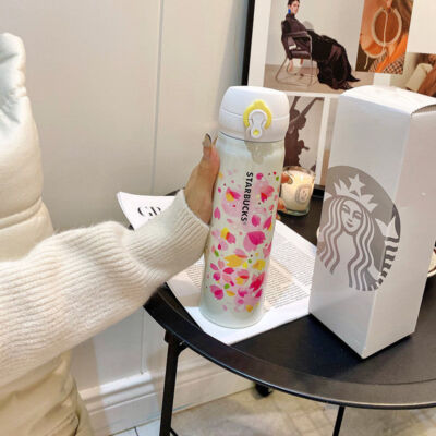 Starbucks Authentic Romantic Cherry Blossom Thermos 17OZ/500ML Car