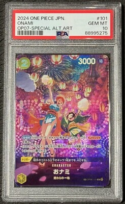 PSA 10 ONami SP OP07 OP06-101 500 Years In The Future nami ONE